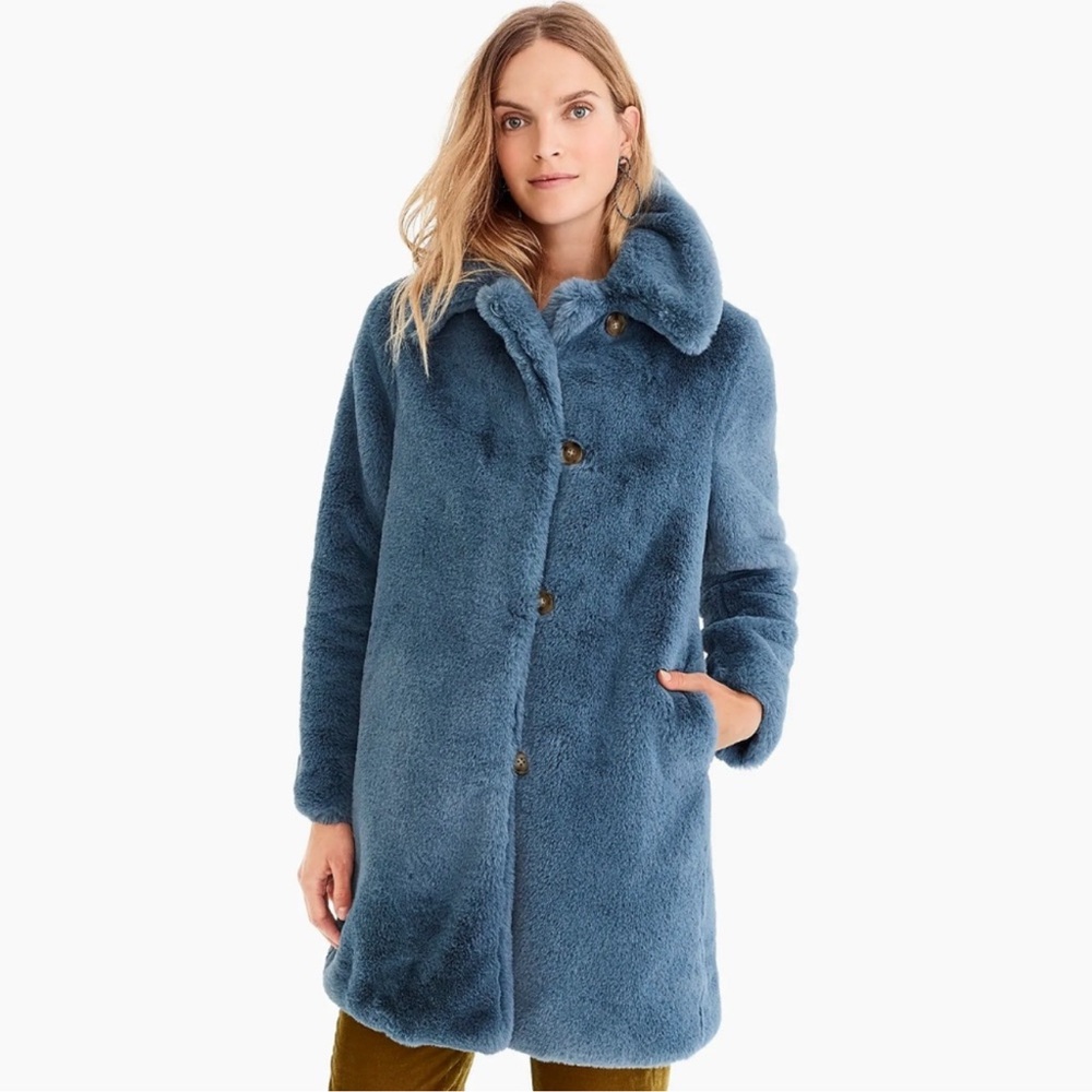 JCrew Faux-Fur Coat